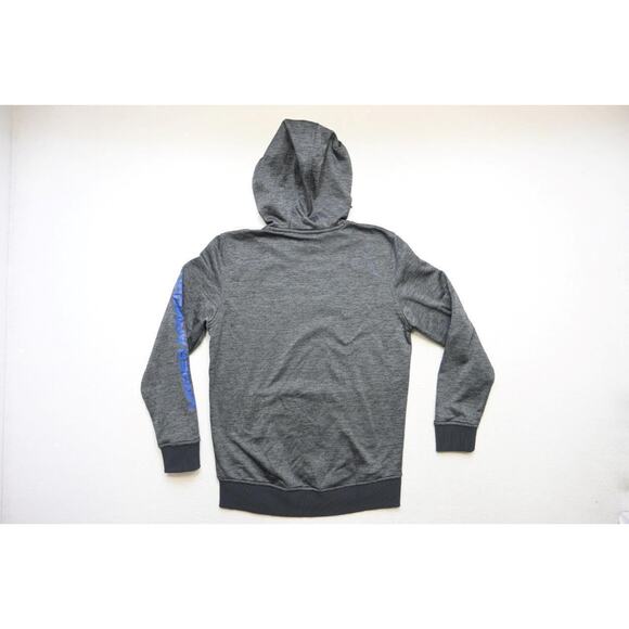 Under Armour Hoodie ColdGear Gray Pull Over Athletic Sweatshirt Mens Sz Small - Picture 10 of 10